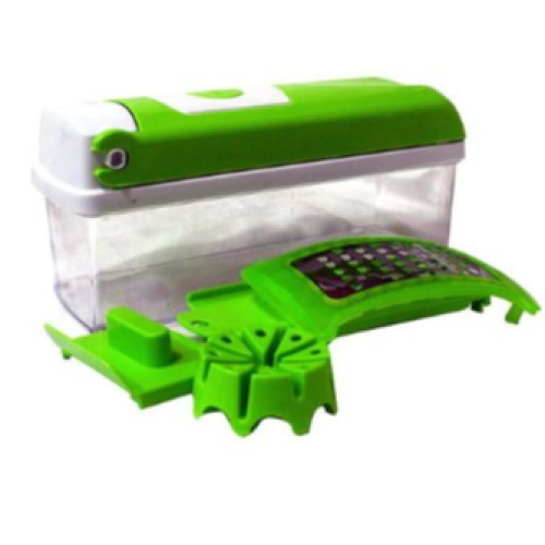 Nicer Dicer Vegetable Cutter/Chopper/Slicer/Grater– Green Medium Each