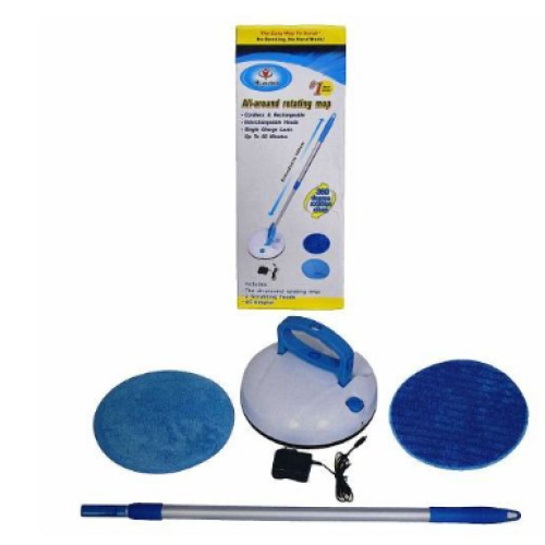 Electric Chargeable 360 All Around Rotating Mop - Blue, White Medium Each