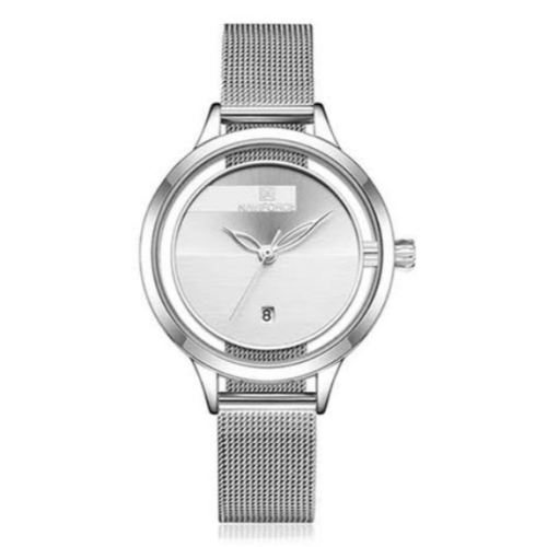 NaviforceStainless Analog Womens Watch - Silver 187g EACH