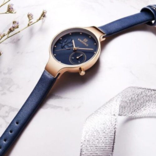 Naviforce Ladies Slim Designer Watch - Blue 187g EACH
