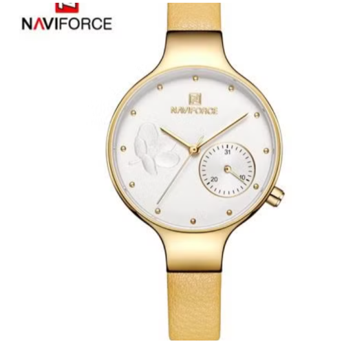 Naviforce NF5001-05 Women Watch - Golden 187g EACH