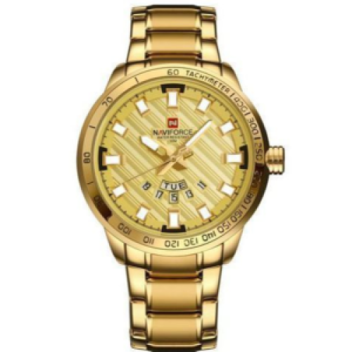 Naviforce NF9090 Stainless Watch - Golden 122g EACH