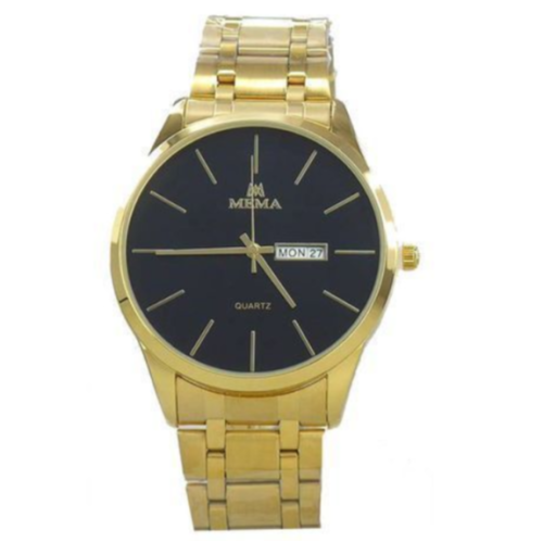 Mema Mens Formal Dated Watch - Gold 187g EACH