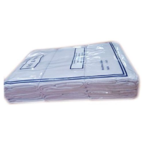 Dozen Of 12 Ply, Reusable Nappy Liners(Diapers Cloth) - White SMALL Each