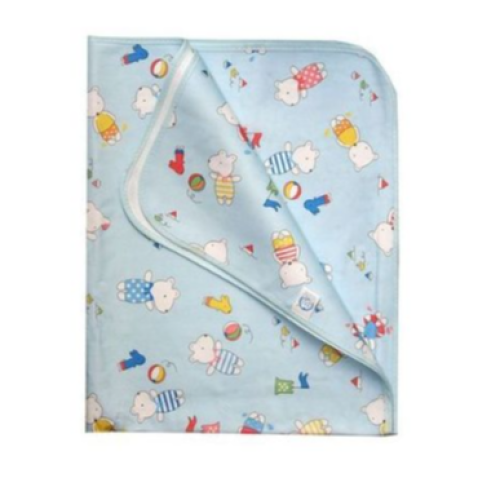 Baby Waterproof Diaper Changing Mat - Blue SMALL Each