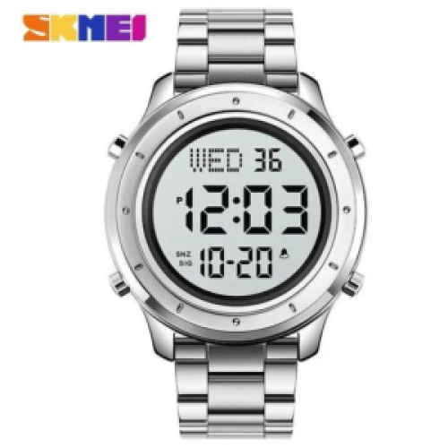 Skmei LED Digital Designer Watch - Silver 187g EACH