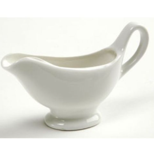 Ceramic Gravy Sauce - White Medium Each