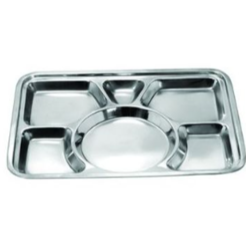 Stainless Steel Mess Tray - Silver Medium Each