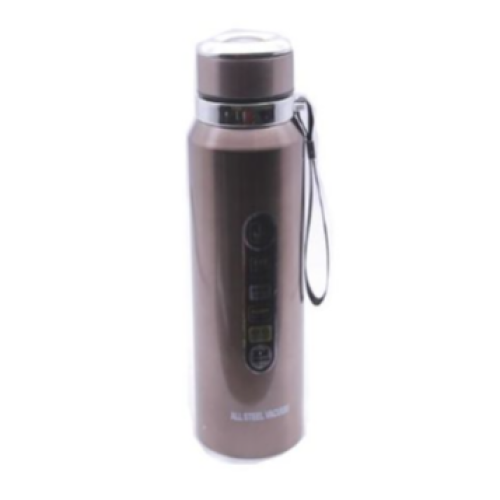 1100ml Portable Stainless Steel Vacuum Tea Thermos Flask, Brown. Medium Each