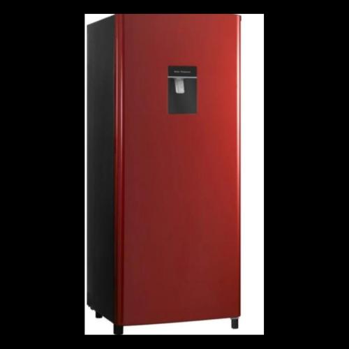 HISENSE SINGLE DOOR RED FRIDGE WITH DISPENSER 230L RR229D4WGU EACH