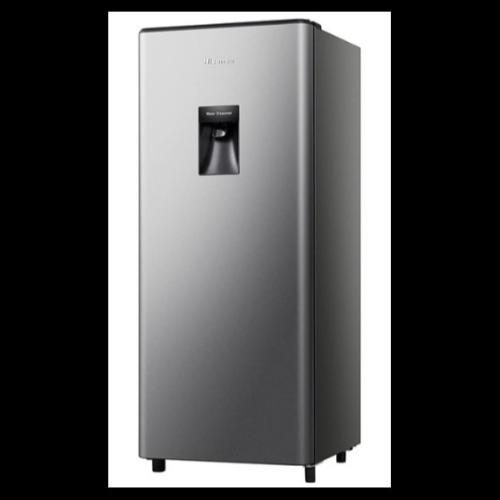 HISENSE SINGLE DOOR SILVER FRIDGE WITH DISPENSER 230L RR229D4WGU EACH