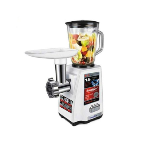 2 In1 Multi-Functional Meat Grinder And Blender-White. Medium Each