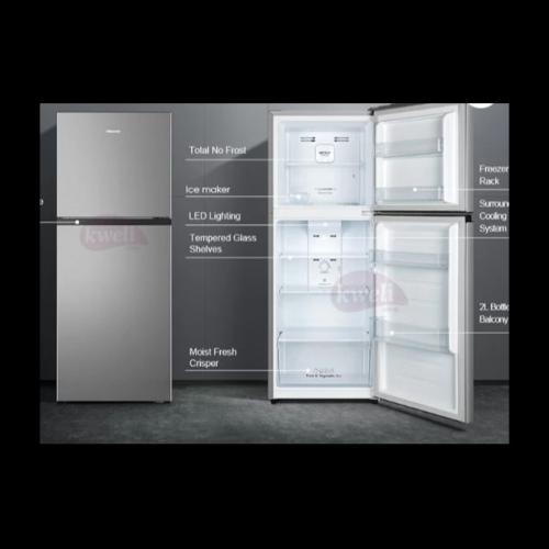 HISENSE DOUBLE DOOR FRIDGE SILVER 266L RT266N4DGN EACH