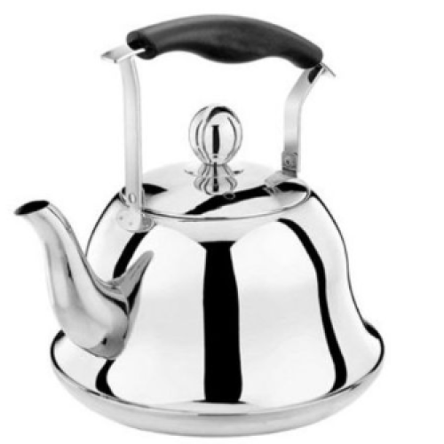 5 Litre Whistling Tea Boiling Kettle - Silver Medium Each