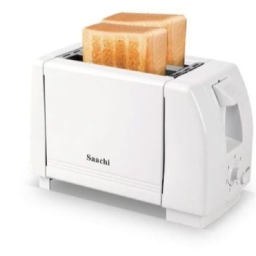 2 Slice Saachi Electric Bread Toaster - White. Medium Each