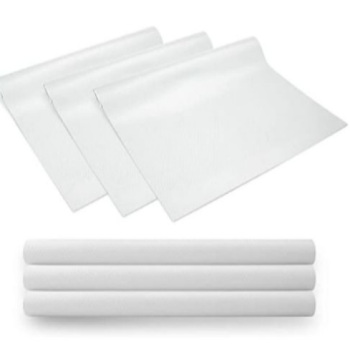 4 Piece Refrigerator Water Proof Liner Mats- White . Medium Each
