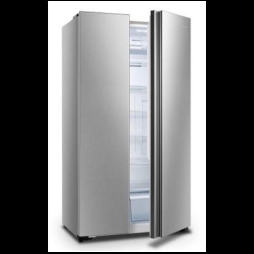 HISENSE SIDE  BY  SIDE  FRIDGE  SILVER 560L  RC-56WS4S2 EACH