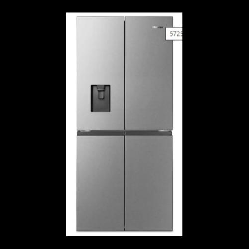 HISENSE  FOUR  DOORS  STAINLESS  STEEL  FINISH  FRIDGE  WITH  WATER  DISPENSER 561L RQ561N4AC1 EACH
