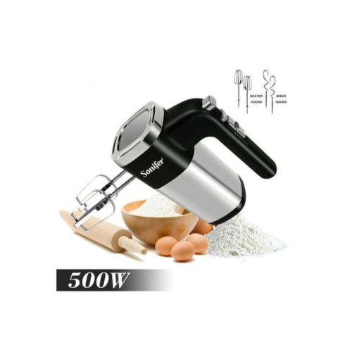 5 Speed Power Electric Hand Mixer Blender Egg Beater Back. Medium Each