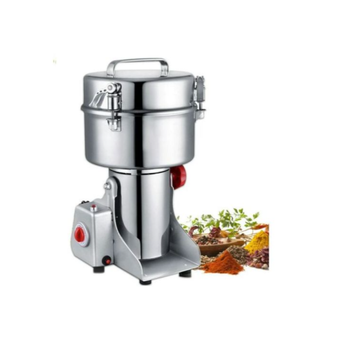 500g Electric Stainless Steel Grain Grinder,Milling Machine, Silver Medium Each