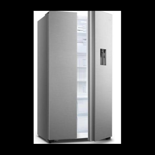 HISENSE BLACK SIDE BY SIDE FRIDGE WITH DISPENSER 670L H670SMIA-WD EACH
