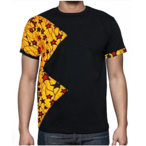 Ankara Kirikiri Star Hackett Men T-Shirt - Black L,  M,  S,  XL,  XXL each