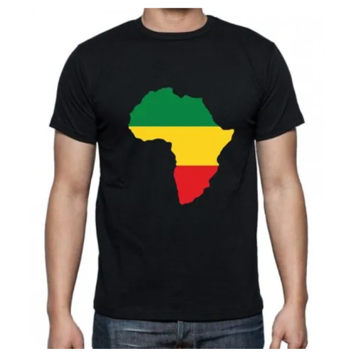 Rastafarian African Map Men T-Shirt L,  M,  S,  XL,  XXL each