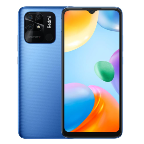 Xiaomi Redmi 10C 4G 128GB + 4GB Factory Unlocked 6.71 inch 50MP Camera (Not Verizon Sprint Boost Cricket Metro At&T) + (w/Fast Car Charger Bundle) (Ocean Blue)