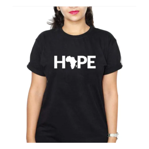 HOPE Women T-Shirt - Black L, M, S, XL, XXL EACH