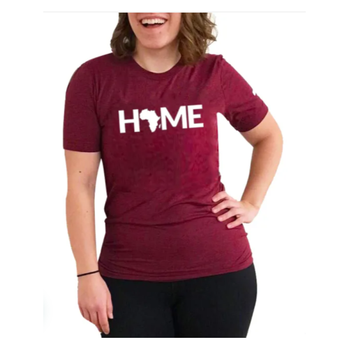 HOME Women T-Shirt - Maroon L, M, S, XL, XXL, XXXL Each