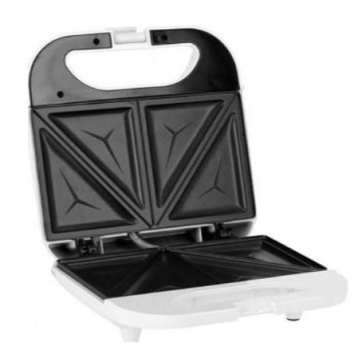 2 Slice Sandwich Maker With Non-stick Plate- White Medium Each