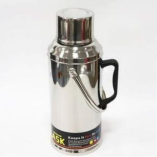 3.2L Stainless Steel Vacuum Flask Storage Bottle- Silver Medium Each