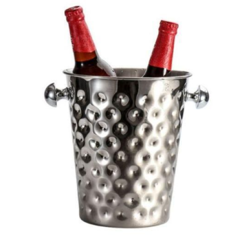5 Litre Stainless steel Champaign,Wine Ice Bucket,Silver. Medium Each
