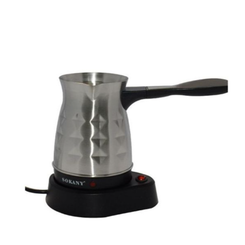 0.5L Coffee Maker Machine Stainless Steel Electrical Kettle Pot, Silver. Medium Each