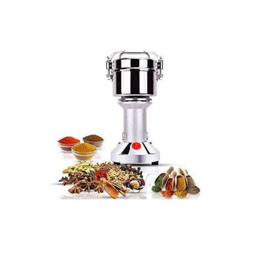 100g Electric Herb Grain Grinder Cereal Milling Flour Powder Machine,Silver. Medium Each