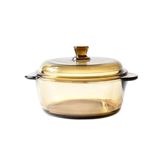 1L Soup Mixing Baking Serving Glass Casserole Dish For Mircowave, Brown. Medium Each