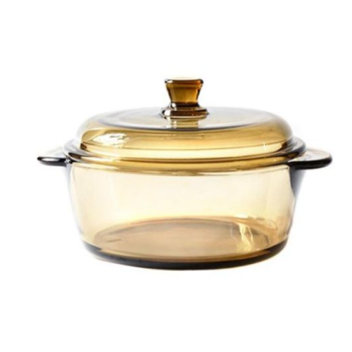 1L Soup Mixing Baking Serving Glass Casserole Dish For Mircowave, Brown. Mediums Each