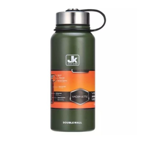 1500ml Portable Stainless Steel Vacuum Flask Cup Thermo Bottle Green. Medium Each