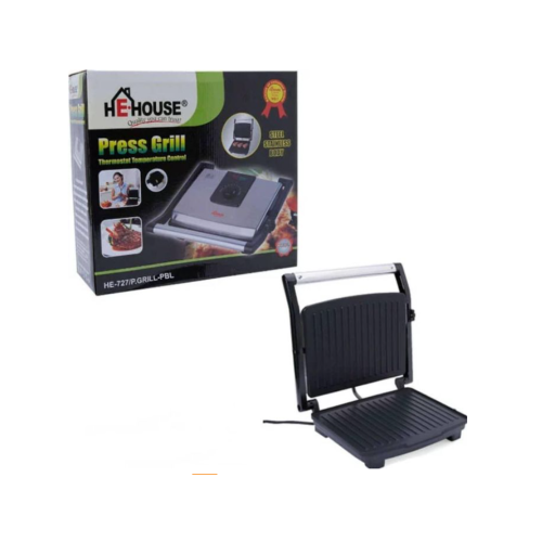 180 Degree Panini BBQ Grill / Sandwich Maker Press Machine- Silver Medium Each