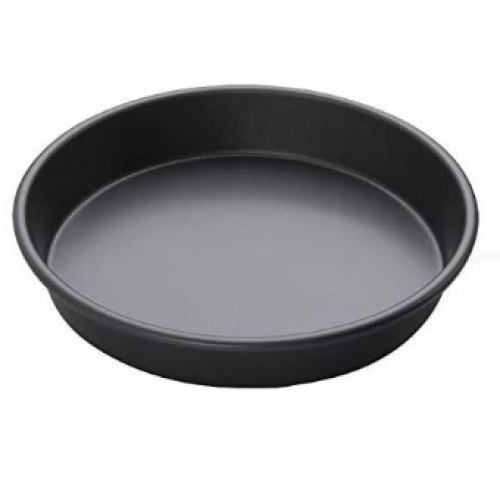 24cm Nonstick Round Cake Baking Pan Mould Tray, Black. Medium Each