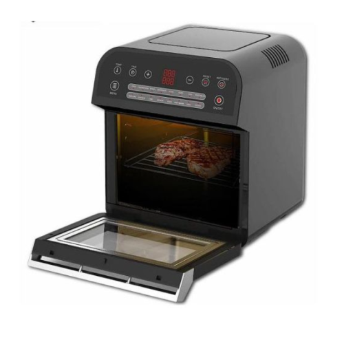 12L Air Fryer Oven Toaster Rotisserie Dehydrator Grill, Black. Medium Each