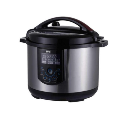 10L Multi-function Rice Electric Pressure Cooker With IMD Touch Panel, Silver. Medium Each