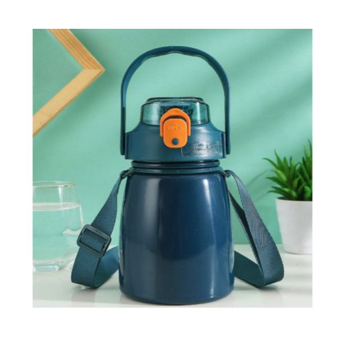 1000ml Stainless Steel Double Wall Vacuum Insulated Water Bottle Pot Belly Travel Thermos Flask For Hot & Cold Drinks Medium Each