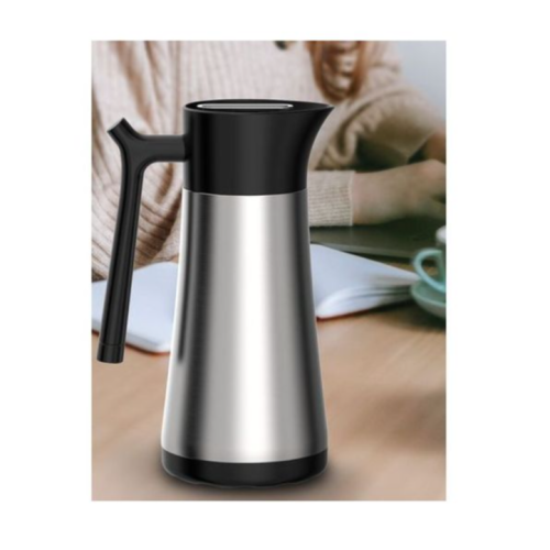 1L Stainless Steel Thermos Bottle Travel Water Vacuum Flask, Silver. Medium Each