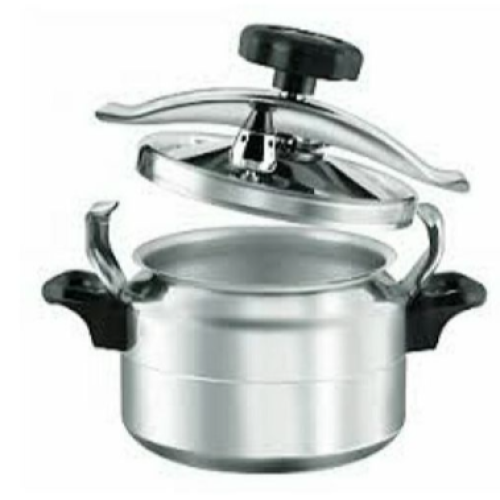 25L Stainless Steel Pressure Cooker Saucepan Pot- Silver. Medium Each