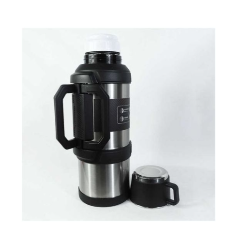 4L Stainless Steel Thermos Bottle Travel Water Kettle Vacuum Flask Silver. Medium Each