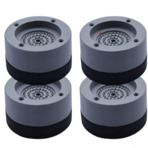 4 PC Refrigerator Washing Machine Pad Anti Vibration Silencer Mat Non-slip Stand Pads Multi-Colours. Medium Each