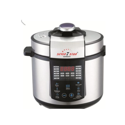 15 In1, 6L Rice Pressure Cooker Saucepan Steamer Silver. Medium Each