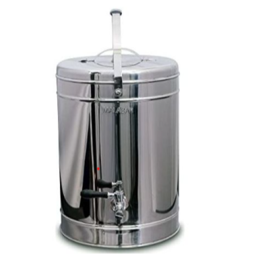 10L Expresso Stainless Steel Hot and Cold Pot Tea Urn / Kettle Flask Can- Silver Medium EACH