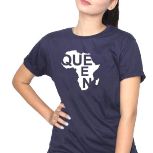 African Queen Women T-Shirt - Navy Blue L, M, S, XL, XXL Each